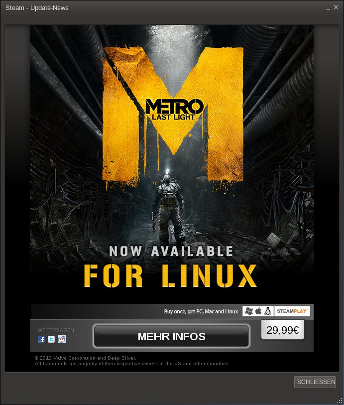 Metro Last Light - Linux